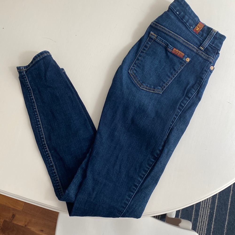 7 for all mankind “the high waist skinny” wonderful condition